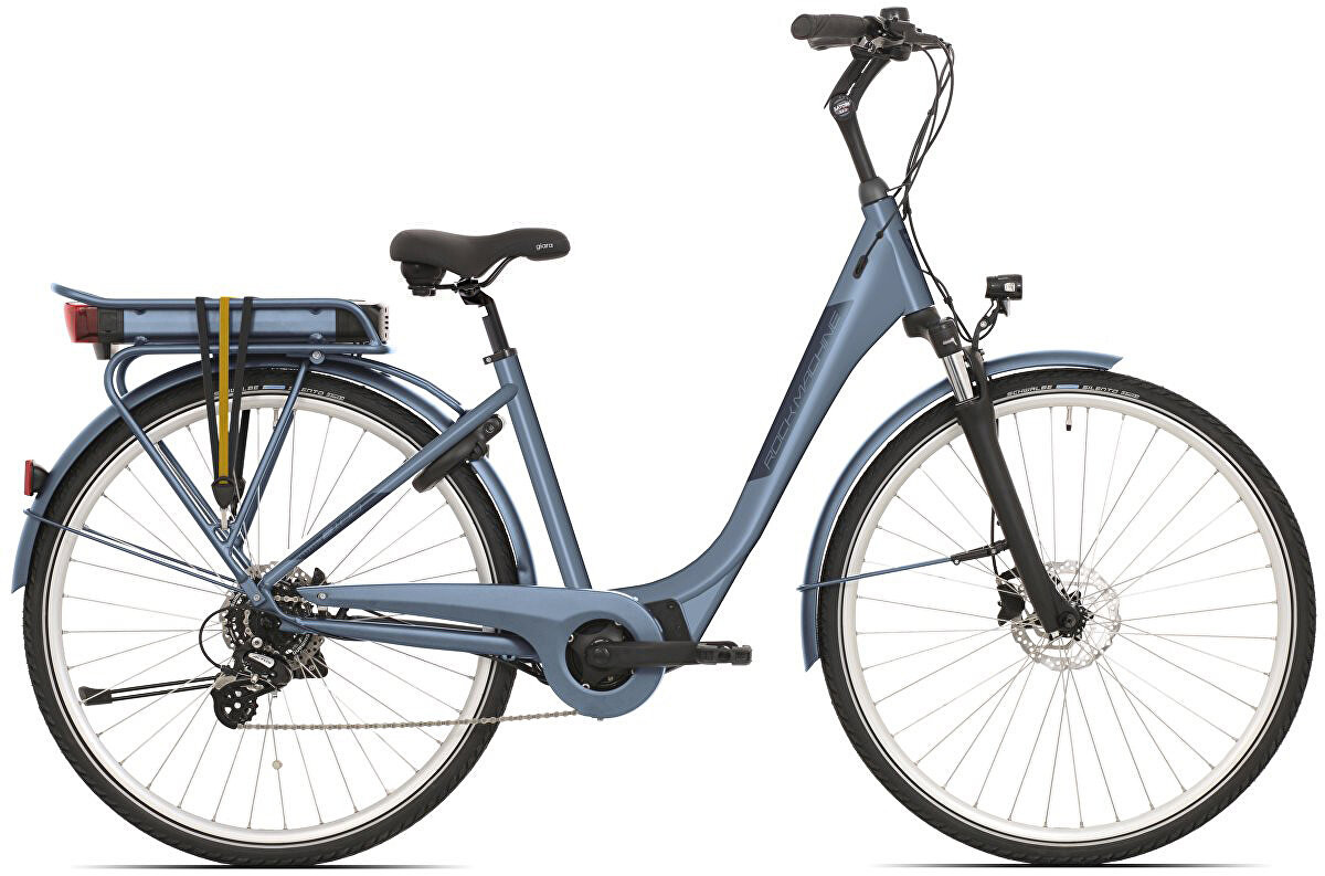 elektrokolo Rock Machine CityRide e100 SD (L) mat blue M, 0.000 kg