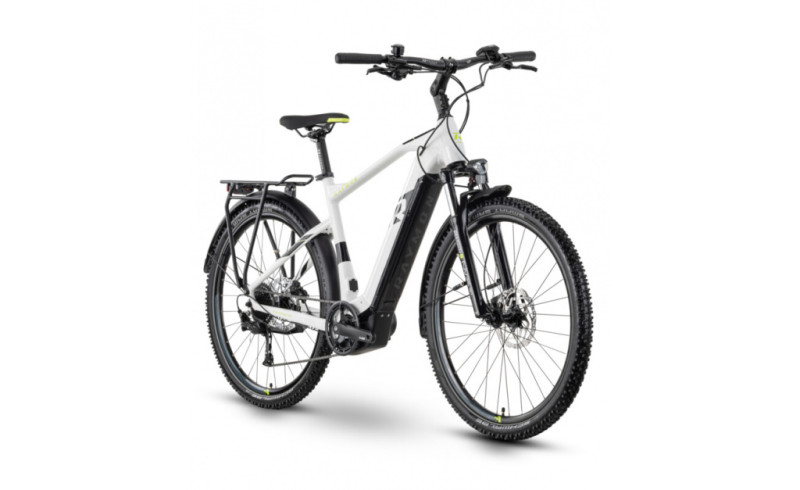 RAYMON CrossRay E 5.0 Gent 27.5" white/black/lime XL